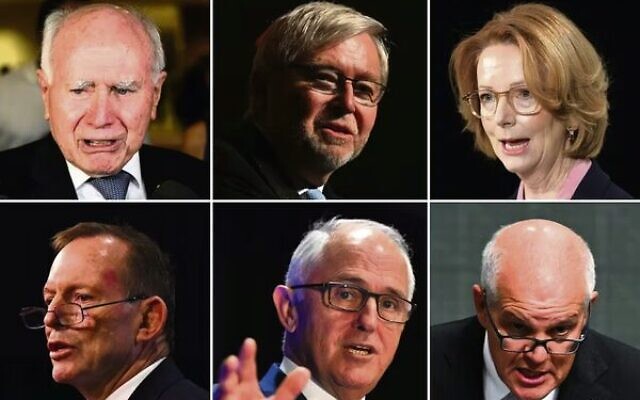 Six former Australian prime ministers signed an open letter in support of Israel. Photo: AAP