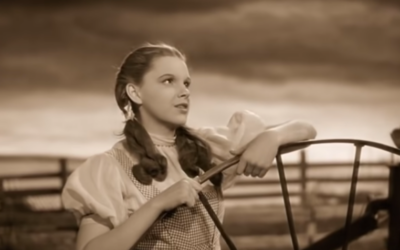 Judy Garland singing Over the Rainbow in The Wizard of Oz. Photo: Screenshot
