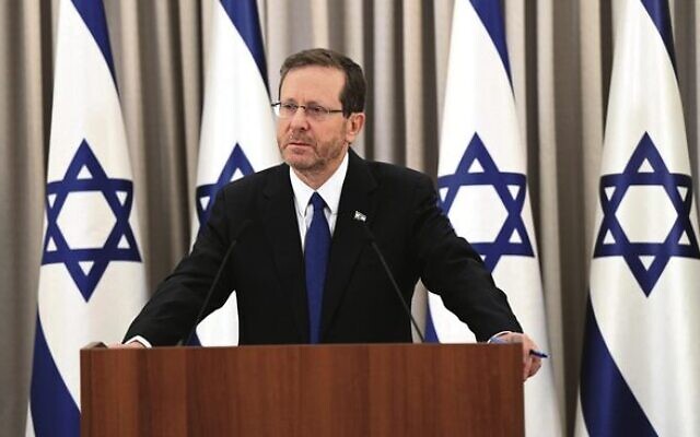 Israeli President Isaac Herzog. Photo: GPO