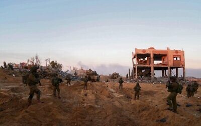IDF troops inside Gaza on November 21. Photo: IDF Spokesman