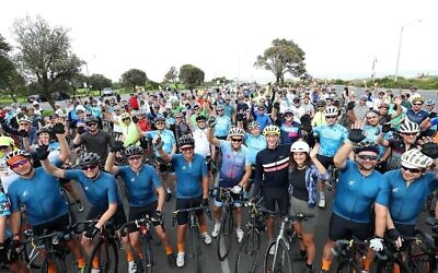 Ride to Bring them Home Melbourne event. Photo: Peter Haskin/The Australian Jewish News.