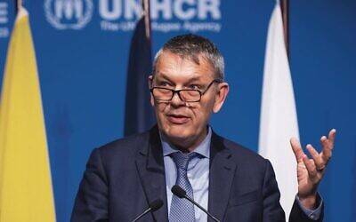 UNRWA commissioner-general Philippe Lazzarini. 
Photo: Jean-Guy Python/Pool/AFP
