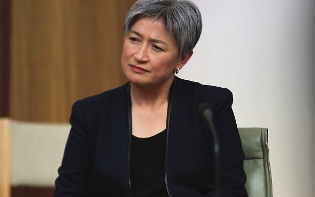 Foreign Minister Penny Wong. 
Photo: Peter Haskin