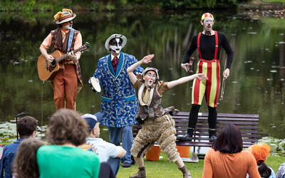 Songs by the lake in Wind In The Willows at the Royal Botanic Gardens. Photo: Ben Fon