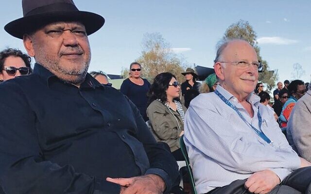 Indigenous leader Noel Pearson (left) and Mark Leibler.
