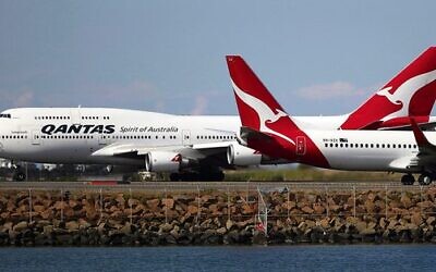 Qantas aircraft at Sydney Airport. Photo: Rick Rycroft/AP