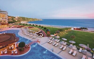 The Elysium Resort and Spa on the Greek island of Rhodes is home to Kosher Travelers' 2024 Pesach retreat.