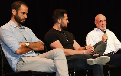 From left: Panellists Yoav Yichie, Davin Glick, and Mark Rohald.
Photo: Joel Symonds
