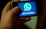 Conversations from a private Jewish Whatsapp group were leaked. Photo: Dreamstime
