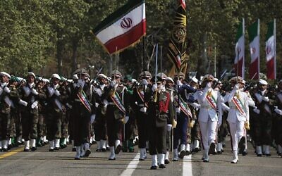 An Army Day parade at a military base in Tehran, Iran, Wednesday, April 17. Photo: AP Photo/Vahid Salemi