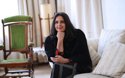 Author Rachelle Unreich in her mother's home.  Photo: Peter Haskin.