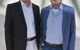 Khalid Abu Toameh (left) and Ehud Yaari in Australia.