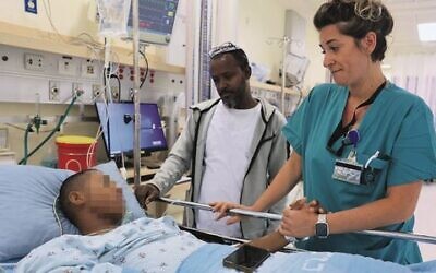 Treating Israel's war-wounded at Hadassah Hospital and Hadassah's Gandel Rehabilitation Centre.