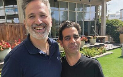 ZCNSW CEO Yossi Eshed (left) with Aviv Geffen in Israel.