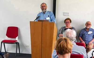 Rabbi David Fox Sandmel addresses the ACCJ conference. Photo: Katarzyna Kowalska
