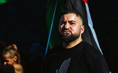 Burgertory chain owner and anti-Israel activist Hashem Tayeh.