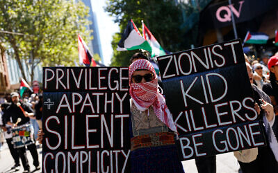 Pro-Palestinian rally in Melbourne 23/03/2025 Photo: Myo Khant / SOPA Images/AAP