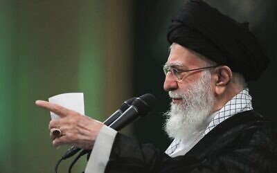 Iranian supreme leader Ayatollah Ali Khamenei. 
Photo: Office of the Iranian Supreme Leader via AP
