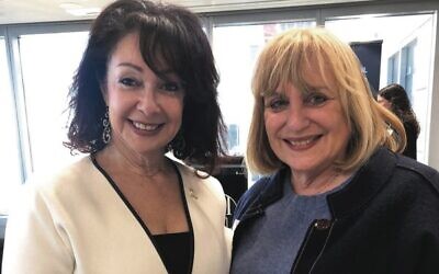 NCJWA president Lynda Ben-Menashe (left), WIZO president Michelle Spiro.