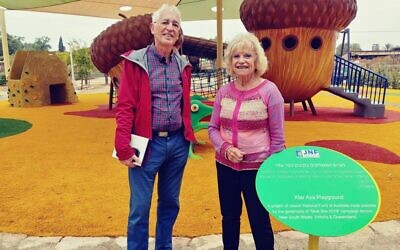 Dita Gould in Kfar Aza in 2019. Photo: Supplied