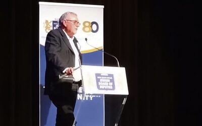 Ray Hadley at JBD's 80th AGM.