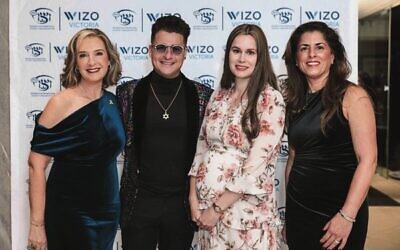 From left: Penny Goodman, Zach Sage Fox, Kylie Moore-Gilbert, 
Hani Hanam-Papalia. Photo: Jarrod Freedman.