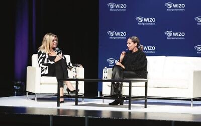 Erin Molan with Ayelet Zohar Cohen. Photo: Giselle Haber