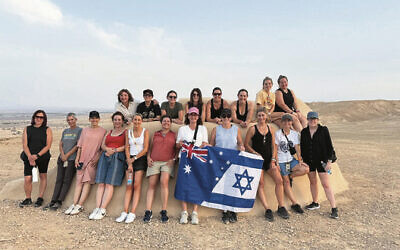 Dionne Taylor was part of a group of Jewish mothers who travelled to Israel with Momentum and Orah. Photo: supplied