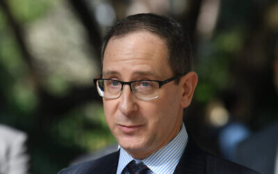 Jason Steinberg, President of the Queensland Jewish Board of Deputies. Photo: AAP Image/Darren England