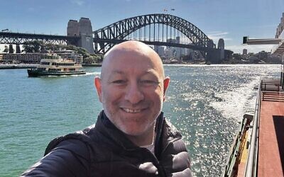 Arsen Ostrovsky while holidaying in Sydney. Photo: Supplied