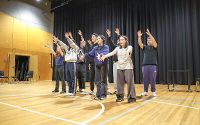 Rehearsals for Be More Chill. Photo: Netanel Morris