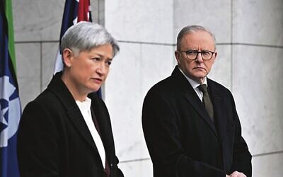 Australian Foreign Minister Penny Wong and Prime Minister Anthony Albanese.