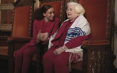 June Squibb and Erin Kellyman in Eleanor the Great. Photo: Sony Pictures Classics