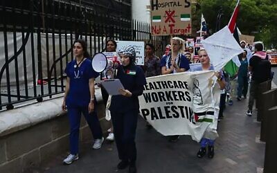 Some health care workers have been open in their support for the pro-Palestine cause.