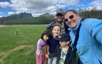 Rebecca and her family. Photo: supplied