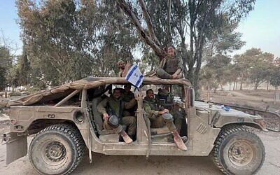 Soldiers in my reserve IDF medical combat unit on the Gaza front. Photo ©️ Tuvia Book, 2025