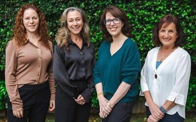 Project A team - Moran Dvir, Lillian Kline, Liora Miller, Ginette Searle.