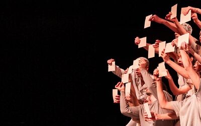 From Oded Ronen's dance work titled 'The Missings,' being performed in Ulm, Germany, March and April 2024. Photo: supplied/Times of Israel 