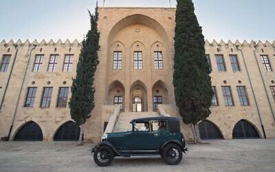 The old Technion building in Haifa. Photo: Screenshot, Technion 10².