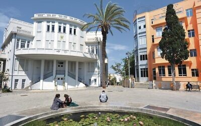 Bialik Square showcases examples of Bauhaus architecture for which Tel Aviv was named the White City. Photo: Rafael Ben Ari/Dreamstime.com