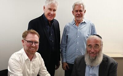 Signing of the Memorandum of Understanding between JewishCare and Jewish House last week.