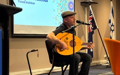 Iraqi-Jewish oud player Yuval Ashkar. Photo: Supplied