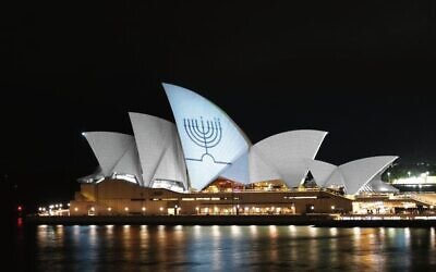 The Sydney Opera House was lit up on Monday. Photo: Facebook