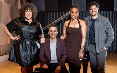 The Idols of Musical Theatre artists. From left: Casey Donovan, John Foreman, Paulini and Rob Mills. Photo: Sam Tabone