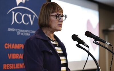 Yael Hersham, chair of Unchain My Heart, now part of the JCCV. Photo: Peter Haskin