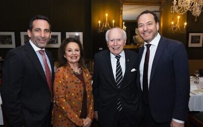 From left: Michael Pollak, Eva Fischl, John Howard, Brett Kaye.
