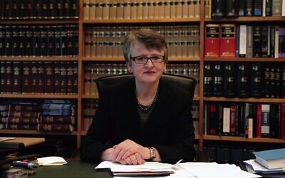Justice Virginia Bell at the NSW Supreme Court in 2008, immediately prior to her appointment to the High Court. Photo: AAP Image/POOL/Paul Miller