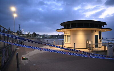 A deserted Bondi Beach at first light a day after the terrorist attack at Bondi Beach on December 14. Photo: AAP Image/Dean Lewins