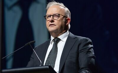 Prime Minister Anthony Albanese speaks at the event at the Sydney Opera House on Thursday, January 22. Photo: Facebook