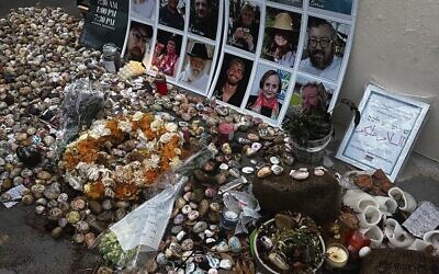 A memorial at Bondi Beach.